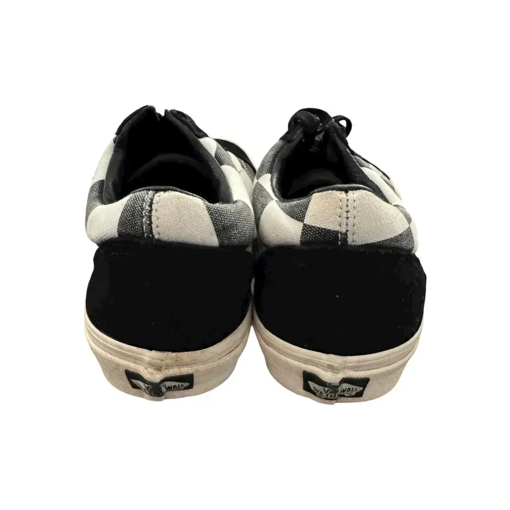 Vans Old Skool Oversize Checkerboard Black White Sneakers Men’s 10.5/W 12